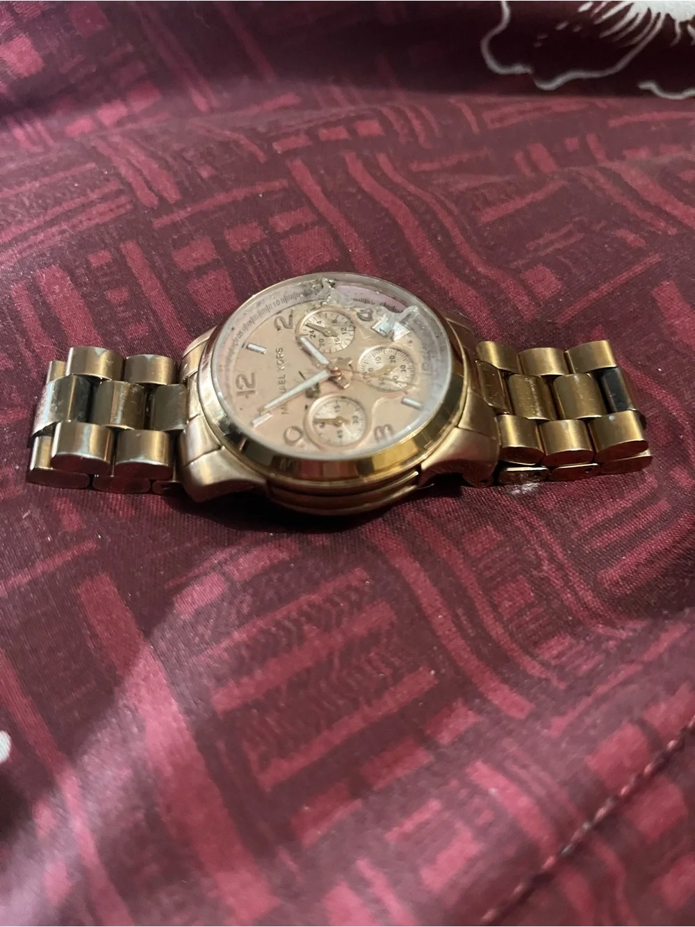 Michael Kors Rose Gold Stainless Steel Bracelet Watch